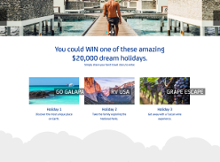 Win a $20,000 dream holiday!