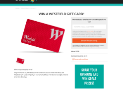 Win a $200 'Westfield' gift card!
