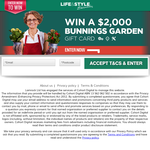 Win a $2000 Bunnings (Garden) Gift Card
