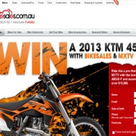 Win a 2013 KTM 450 SX-F Trailbike