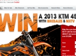 Win a 2013 KTM 450 SX-F Trailbike