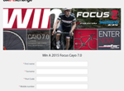 Win A 2015 Focus Cayo 7.0