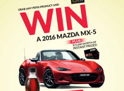 Win a 2016 Mazda MX-5 or 1 of 150 $100 Eftpos gift cards!
