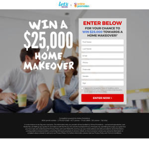 Win a $25,000 home makeover