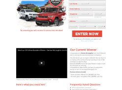 Win a $250,000 Jeep Grand Cherokee Prize Pack