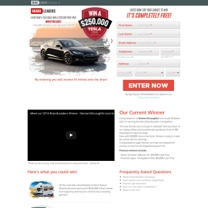Win a $250,000 Tesla P90D Prize Pack