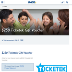 Win a $250 Ticketek Gift Voucher