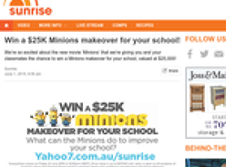 Win a $25K Minions makeover for your school!