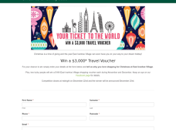 Win a $3,000 travel voucher!