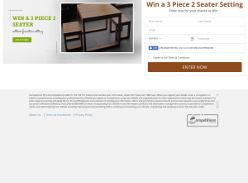 Win a 3 Piece 2 Seater Setting