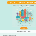 Win a $30,000 business starter package!