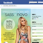 Win a $300 'Sass' spring clothing pack & a $100 'Novo' shoes voucher!