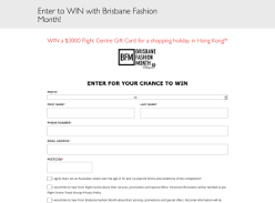Win a $3000 Flight Centre Gift Card for a shopping holiday in Hong Kong