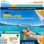 Win a $4,500 'Royal Caribbean Cruise International' voucher!