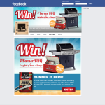 Win a 4 Burner BBQ + an Esky full of Beer & Snags!