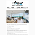 Win a 4 night stay at the stylish oceanfront Saltwater holiday house in Lorne, VIC
