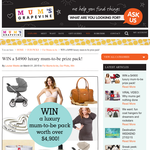 Win a $4900 luxury mum-to-be prize pack!