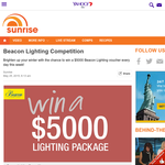 Win a $5,000 Beacon Lighting voucher every day this week!