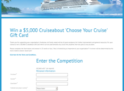 Win a $5,000 Cruiseabout 'Choose Your Cruise' Gift Card