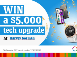 Win a $5,000 Harvey Norman Voucher