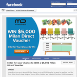 Win a $5,000 Milan Direct voucher!