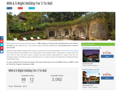 Win a 5-night holiday for 2 to Bali!