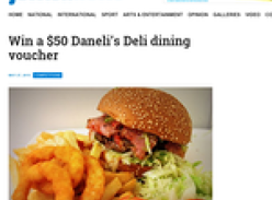 Win a $50 Daneli's Deli dining voucher