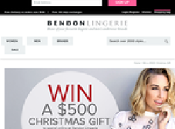 Win a $500 Christmas gift to spend online at Bendon Lingerie!