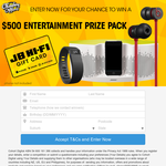 Win a $500 Entertainment Prize Pack