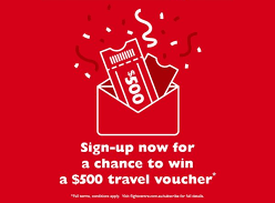 Win a $500 Flight Centre Gift Card