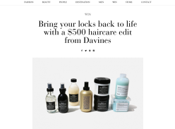 Win a $500 gift card to spend with Davines!