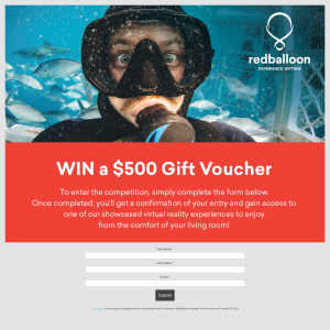Win a $500 Gift Voucher