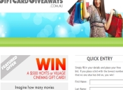Win a $500 Hoyts or Village Gift Card