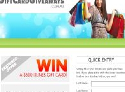 Win a $500 iTunes Gift Card