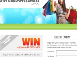 Win a $500 Myer Gift Card