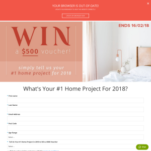 Win a $500 Online Voucher