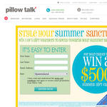 Win a $500 'Pillow Talk' voucher!