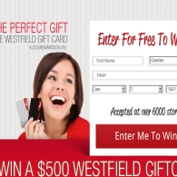 Win a $500 Westfield Voucher