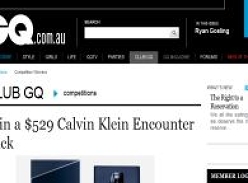 Win a $529 Calvin Klein 'Encounter' pack!