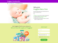 Win a 6 month supply of Huggies