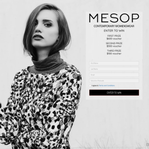 Win a $600 'MESOP' womenswear voucher + MORE!