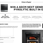 Win a 60cm next generation pyrolytic built-in oven!