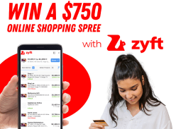 Win a $750 Online Shopping Spree with Zyft