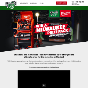 Win a $7500 Milwaukee Tools Prize Pack
