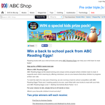 Win a 'Back to School' pack from ABC Reading Eggs!