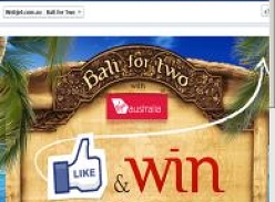 Win a Bali holiday package for 2!