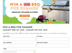 Win a BBQ for Summer!