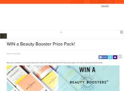 Win a Beauty Booster Prize Pack