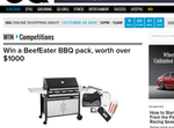 Win a BeefEater BBQ pack, worth over $1,000!