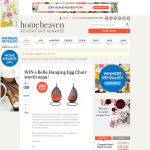 Win a Belle Hanging Egg Chair worth $599!